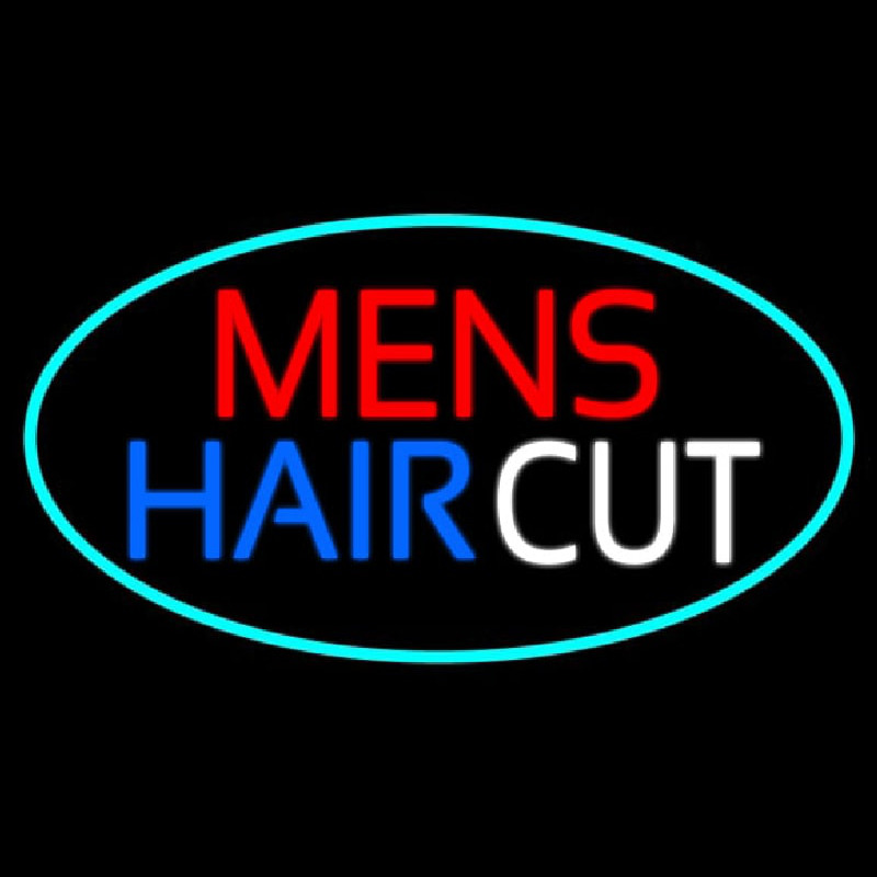 Mens Hair Cut Neontábla