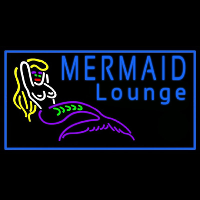 Mermaid Lounge Neontábla