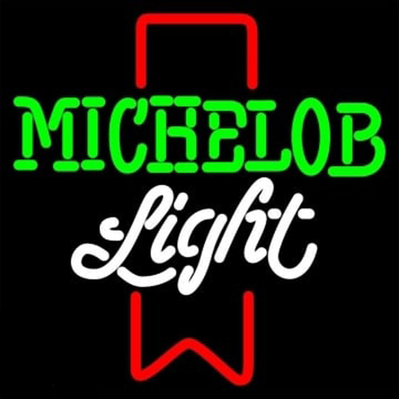 Michelob Light Red Ribbon Neontábla