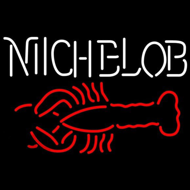 Michelob Lobster Beer Sign Neontábla