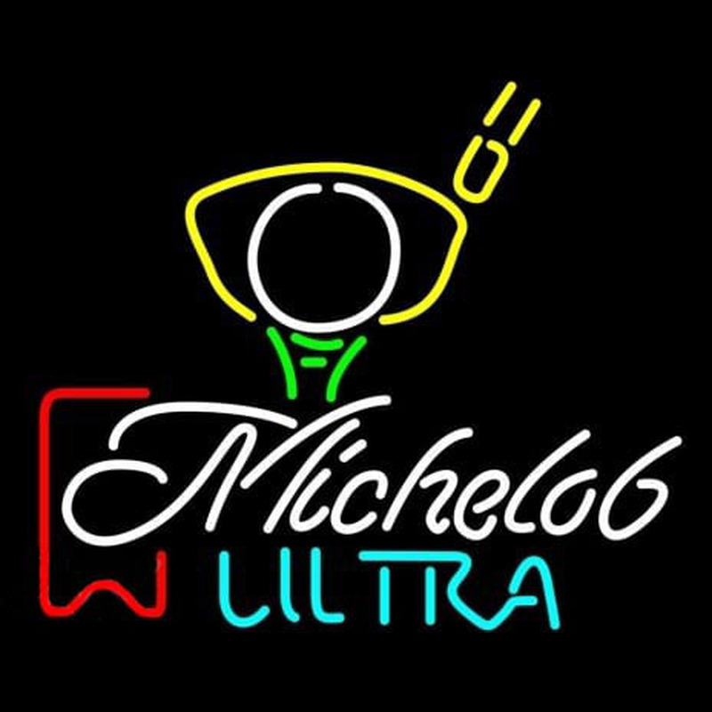 Michelob Ultra Red Ribbon PGA Golf Neontábla