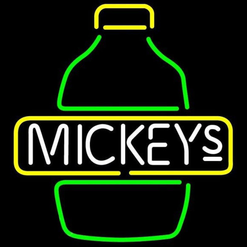 Mickeys Bottle Neontábla