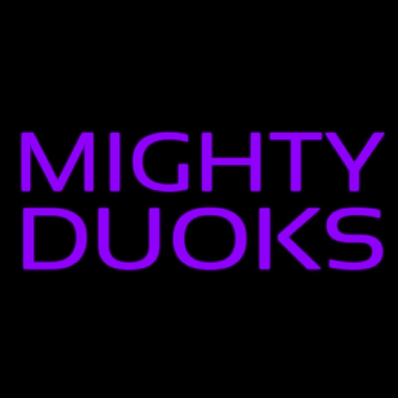 Mighty Duoks Neontábla