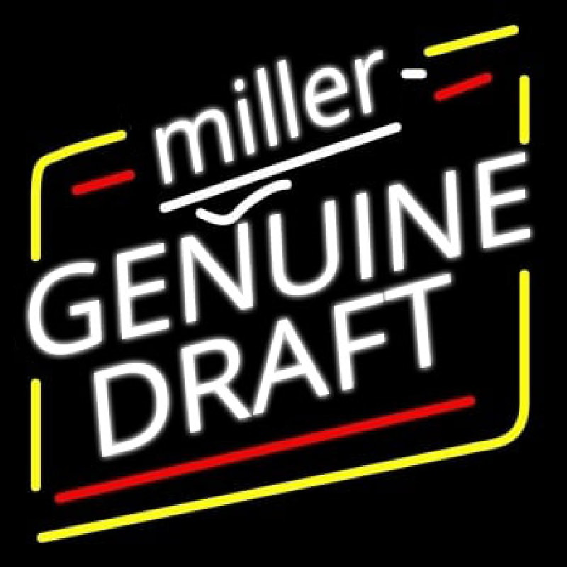 Miller Genuine Draft Beer Neontábla