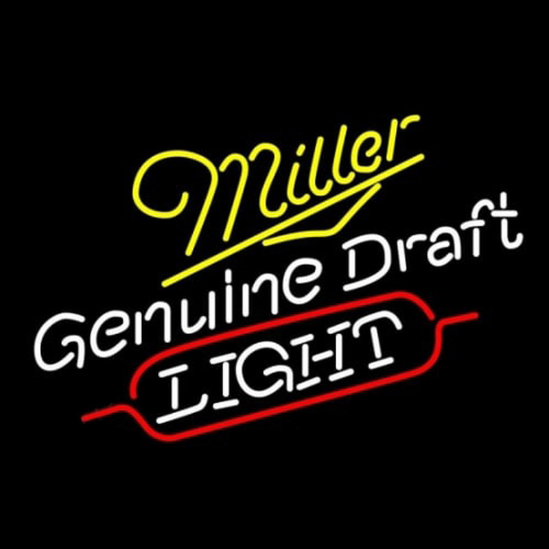 Miller Genuine Draft Light Neontábla