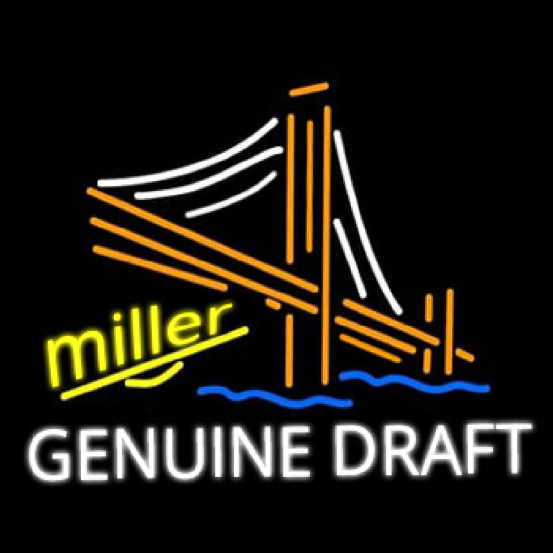 Miller Golden Gate Bridge Neontábla