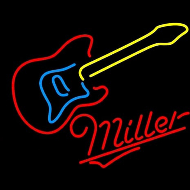 Miller Guitar Neontábla