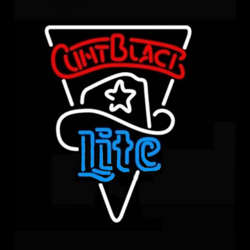 Miller Lite Clint Black Star Neontábla