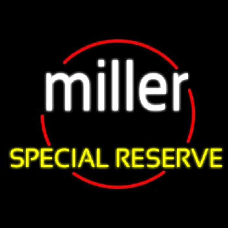 Miller Special Reserve Beer Neontábla