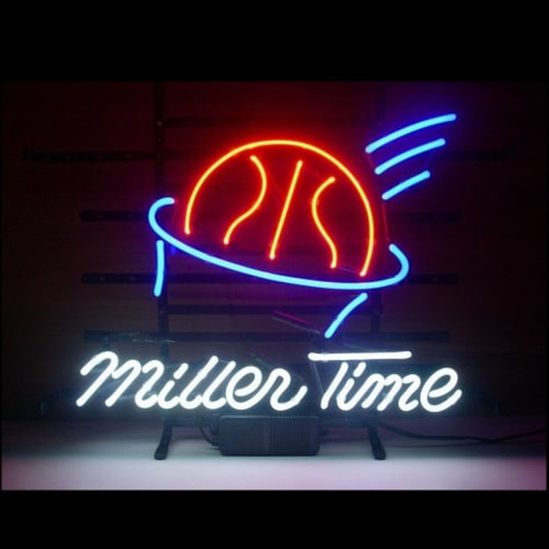 Miller Time Basketball Neontábla