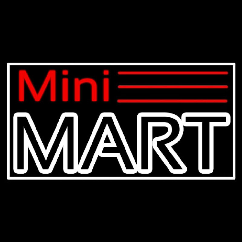 Mini Mart Neontábla