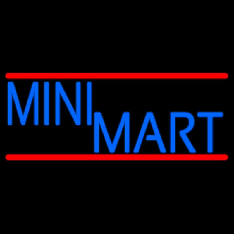 Mini Mart Neontábla