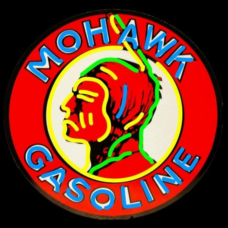 Mohawk Gasoline Neontábla