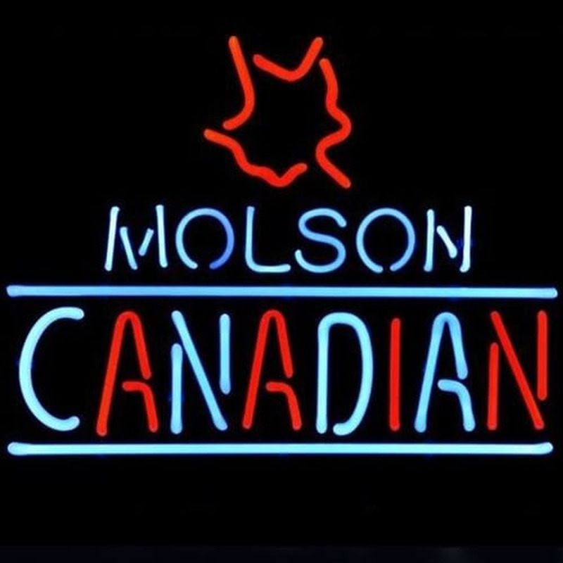 Molson Canadian Sör Kocsma Nyitva Neontábla