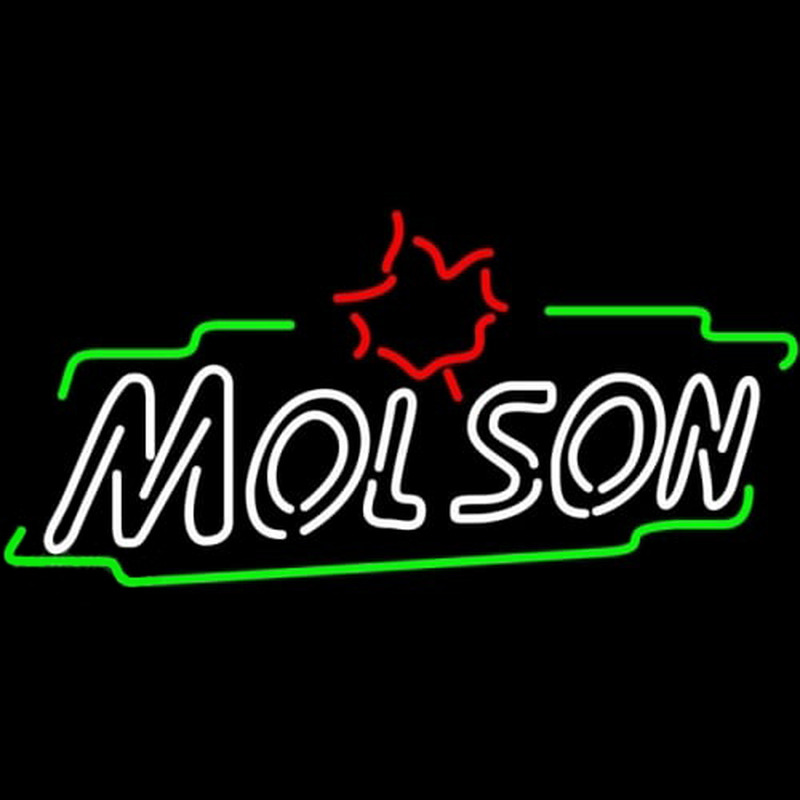 Molson Double Stroke Maple Neontábla