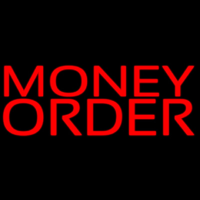 Money Order Neontábla