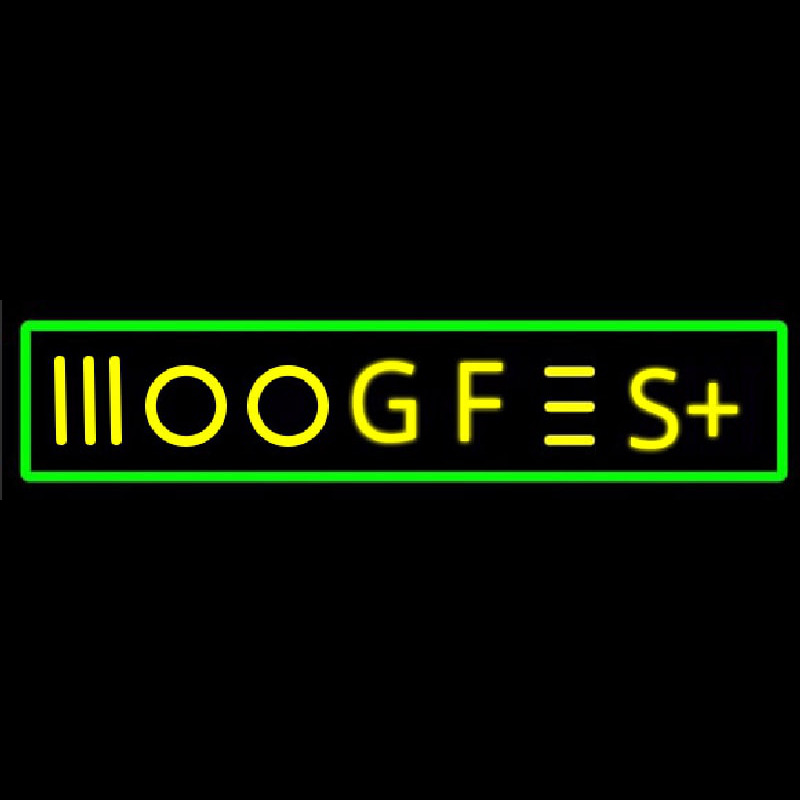 Moogfest 2014 Neontábla