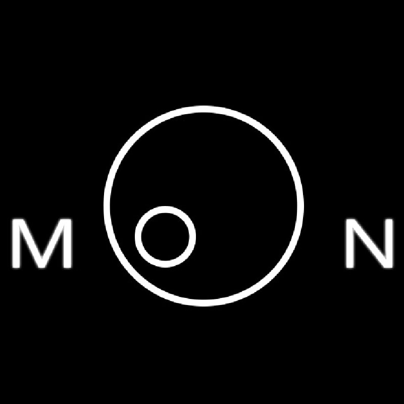 Moon Logo Neontábla