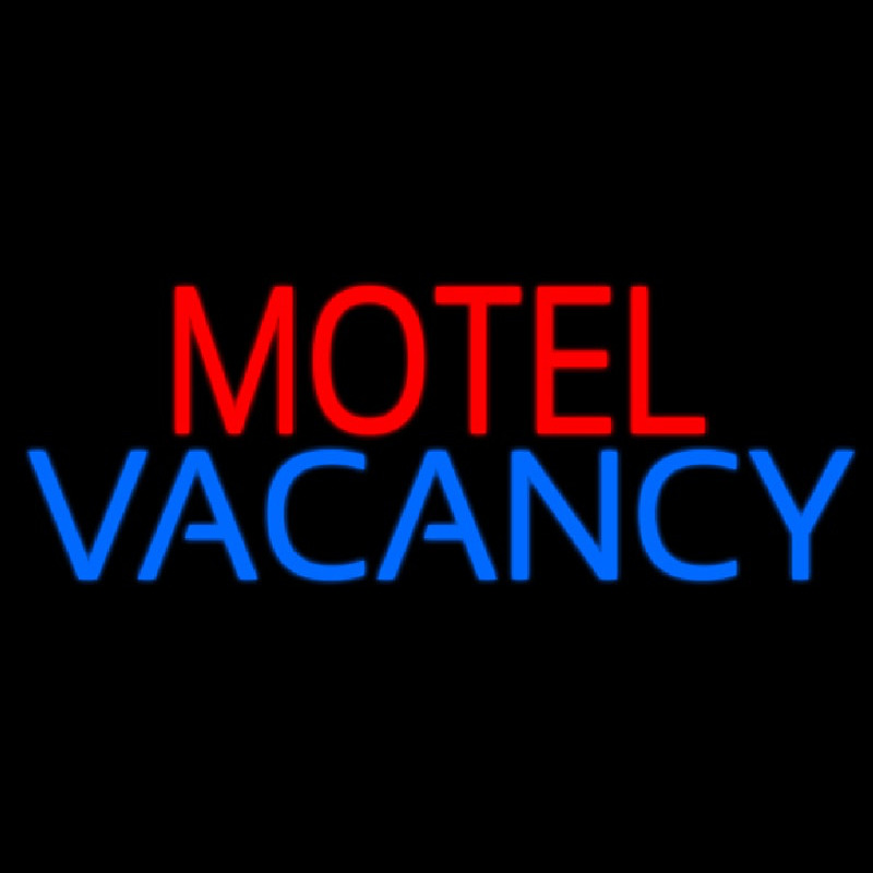 Motel Vacancy Neontábla
