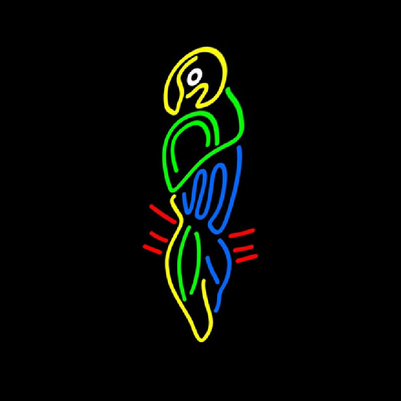 Multi Color Parrot Neontábla