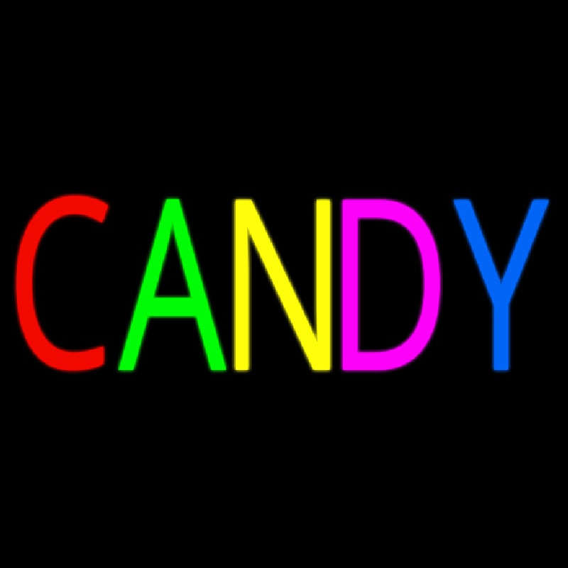 Multi Colored Block Candy Neontábla