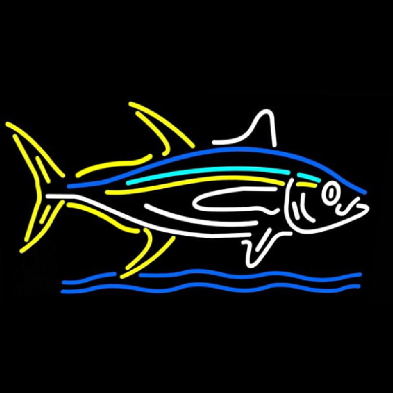 Multicolor Big Fish Neontábla