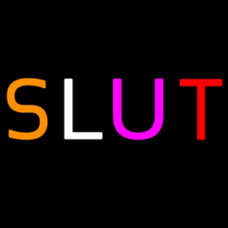Multicolor Sluts Neontábla