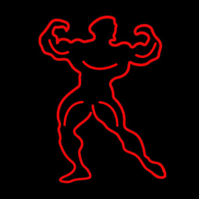 Muscle Man Neontábla