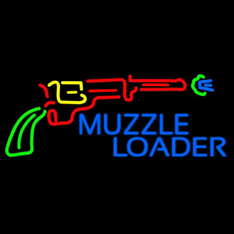 Muzzle Loader Neontábla