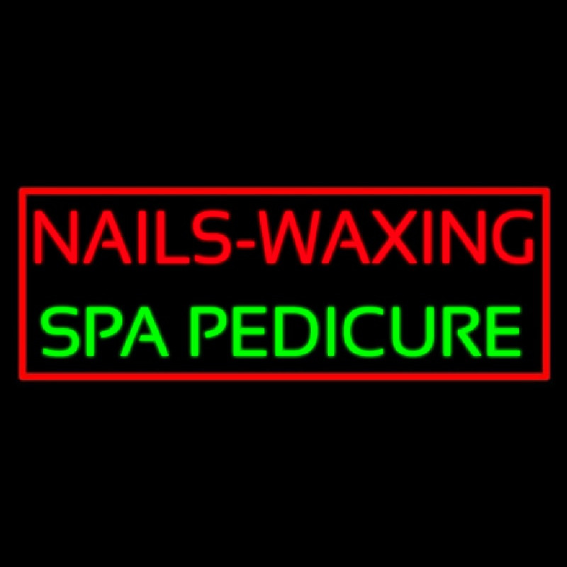 Nails Wa ing Spa Pedicure Neontábla