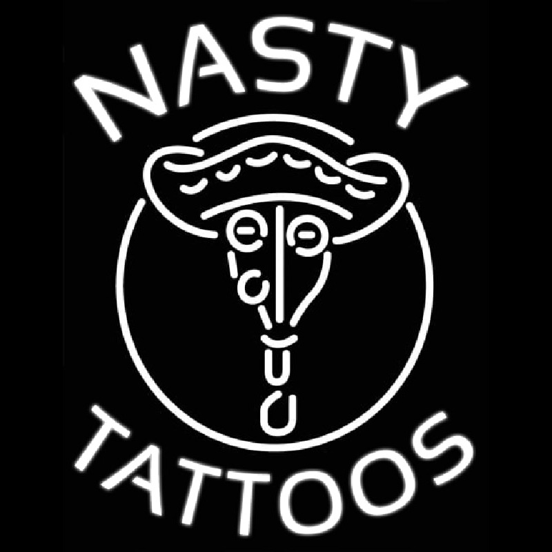 Nasty Tattoos Neontábla