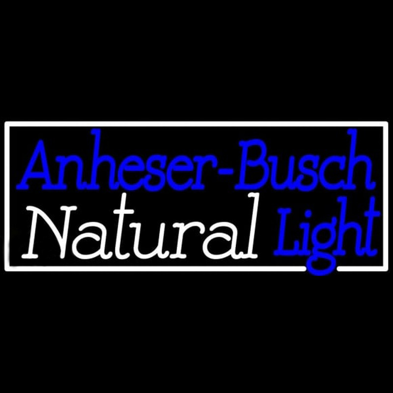 Natural Light Anheuser Busch Beer Sign Neontábla