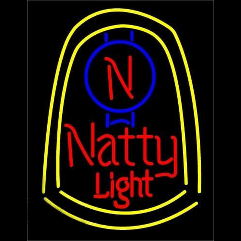 Natural Natty Light Beer Sign Neontábla