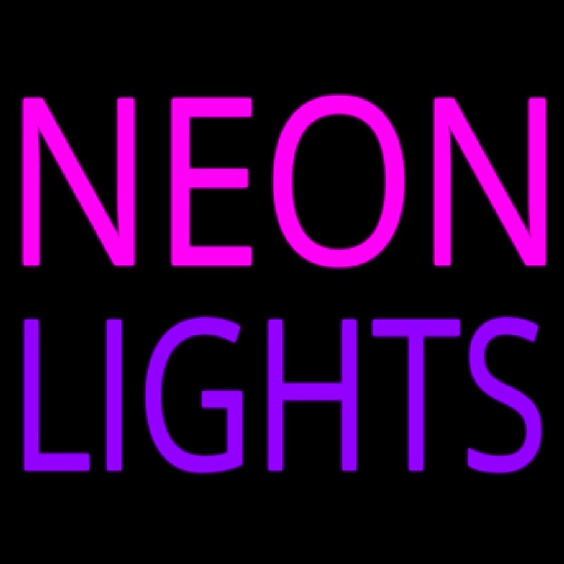 Neon Lights Neontábla
