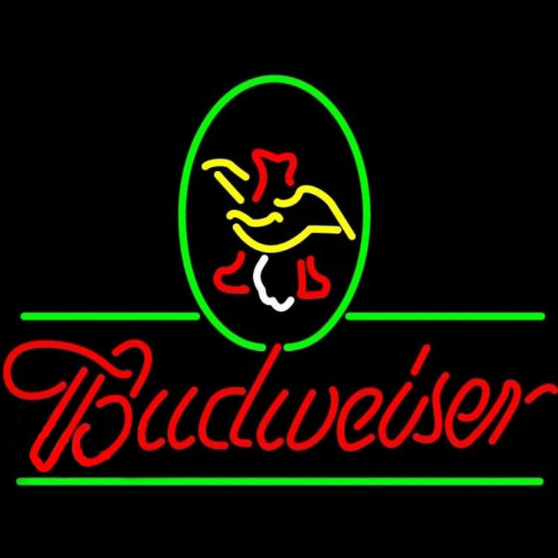 Neonetics Budweiser Eagle Budweiser Eagle Beer Sign Neontábla
