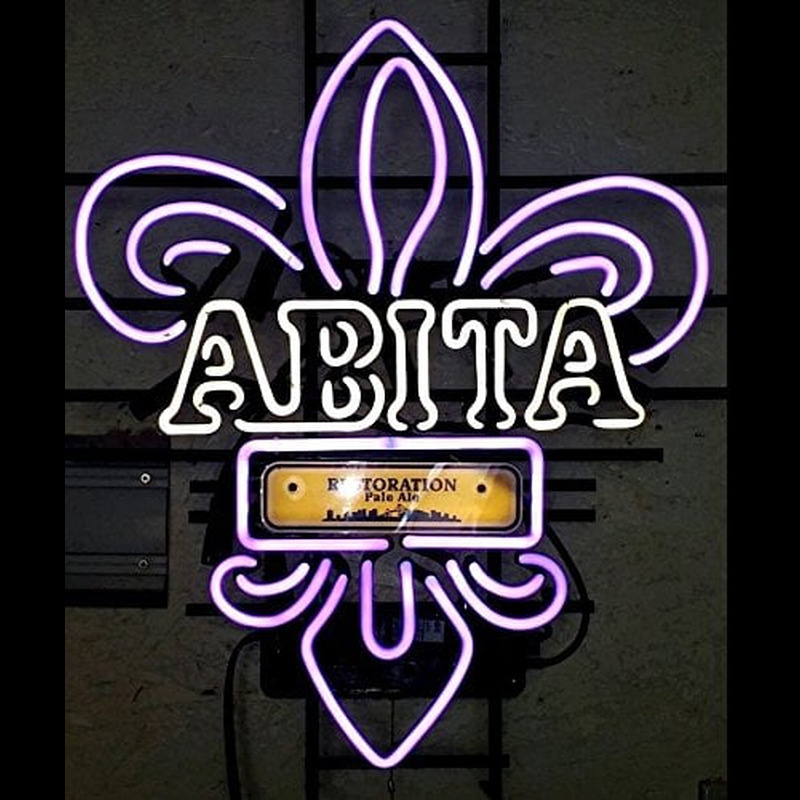 New Abita Restoration Pale Ale Nola Purple Man Cave Neontábla