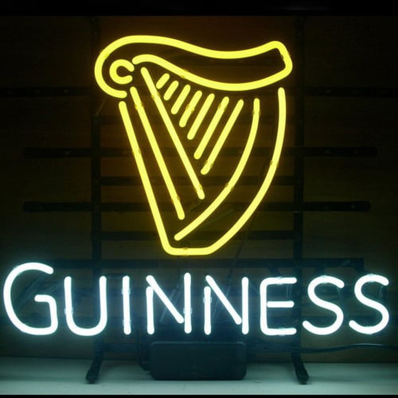 New Guinness Irish Lager Ale Harp Neon Sör Kocsma Kocsma Tábla