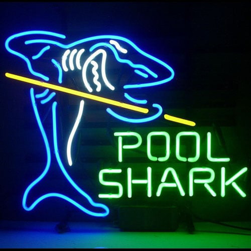 New Pool Shark Billiards Gameroom Neon Sör Kocsma Kocsma Tábla