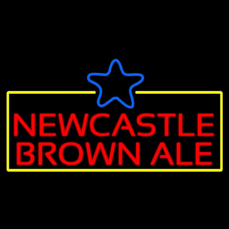 Newcastle Brown Ale Neontábla