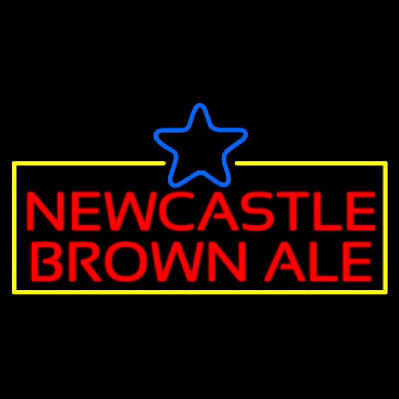 Newcastle Brown Ale Neontábla