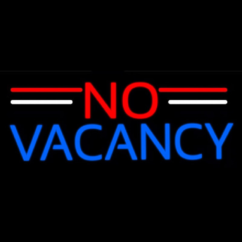 No Vacancy Neontábla