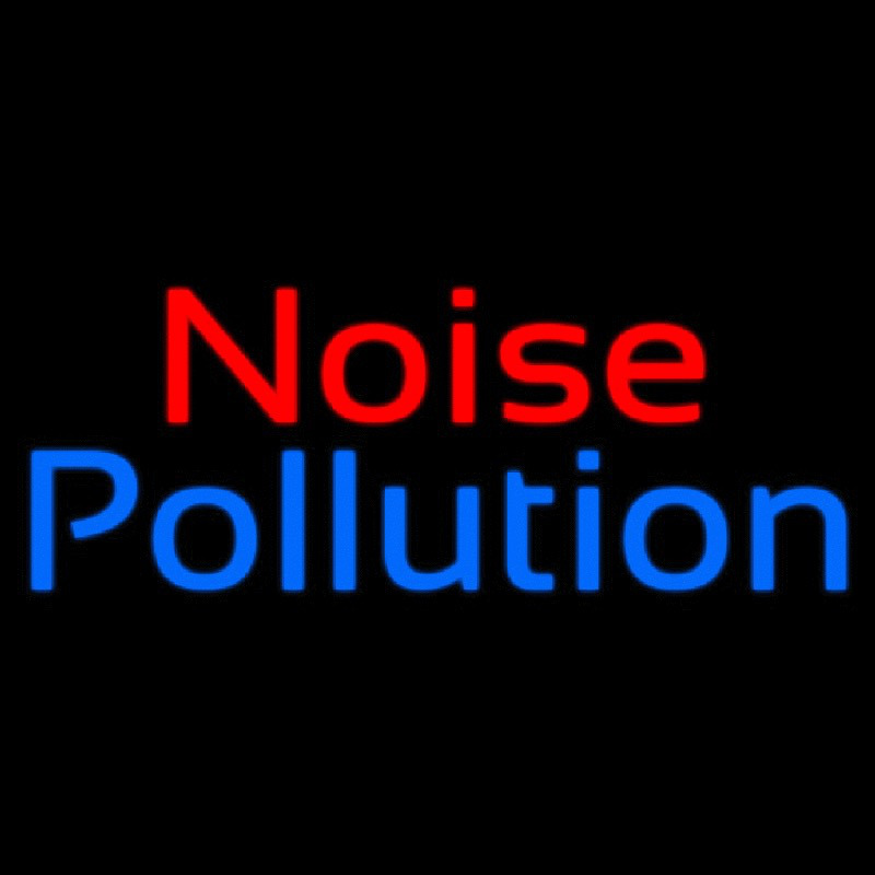 Noise Pollution Neontábla
