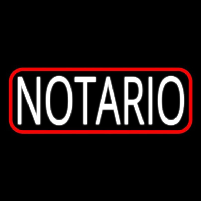 Notario Neontábla