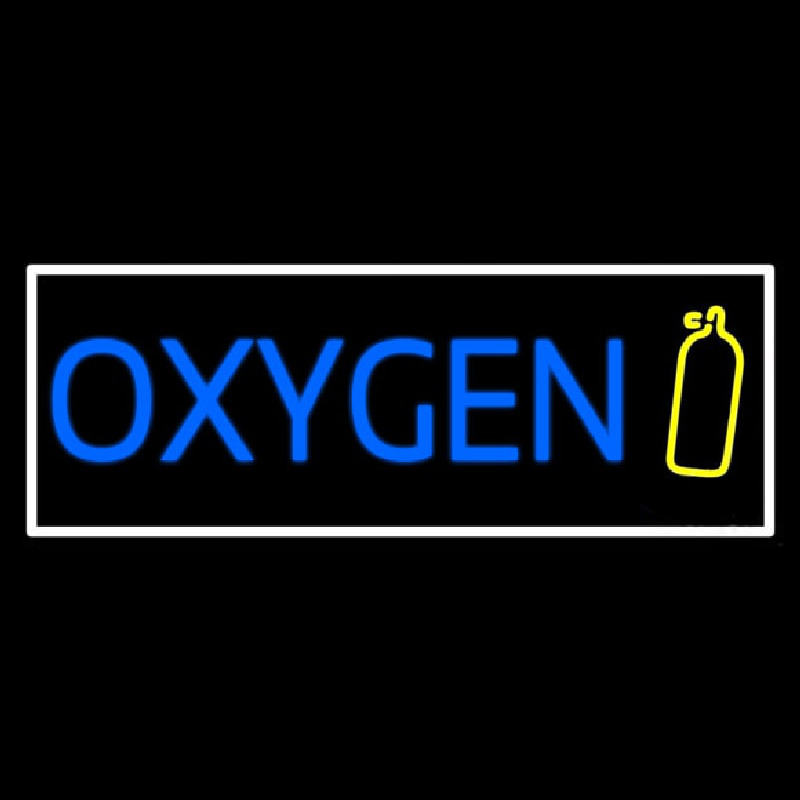 O ygen With Logo Neontábla