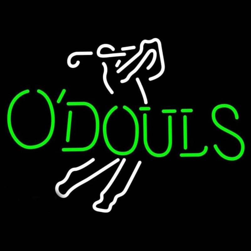 Odouls Golfer Beer Sign Neontábla