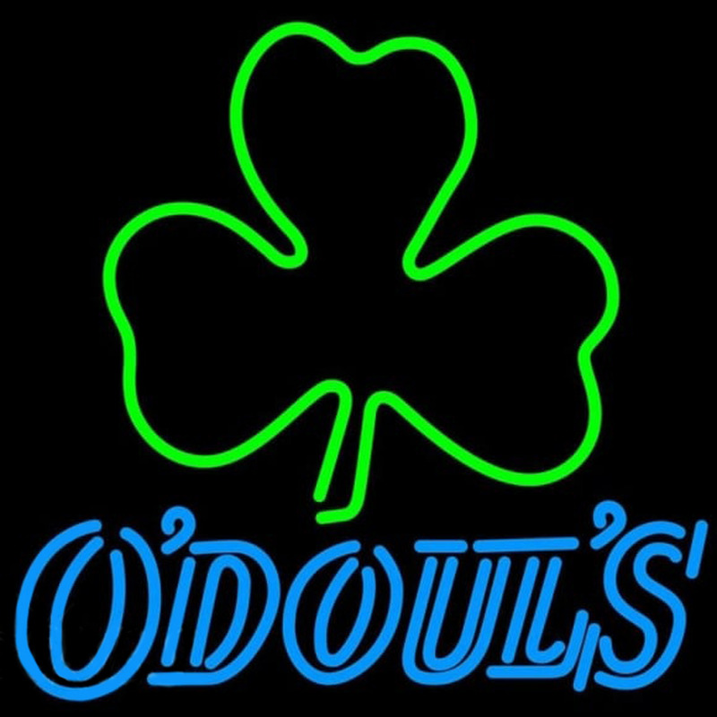 Odouls Green Clover Beer Sign Neontábla