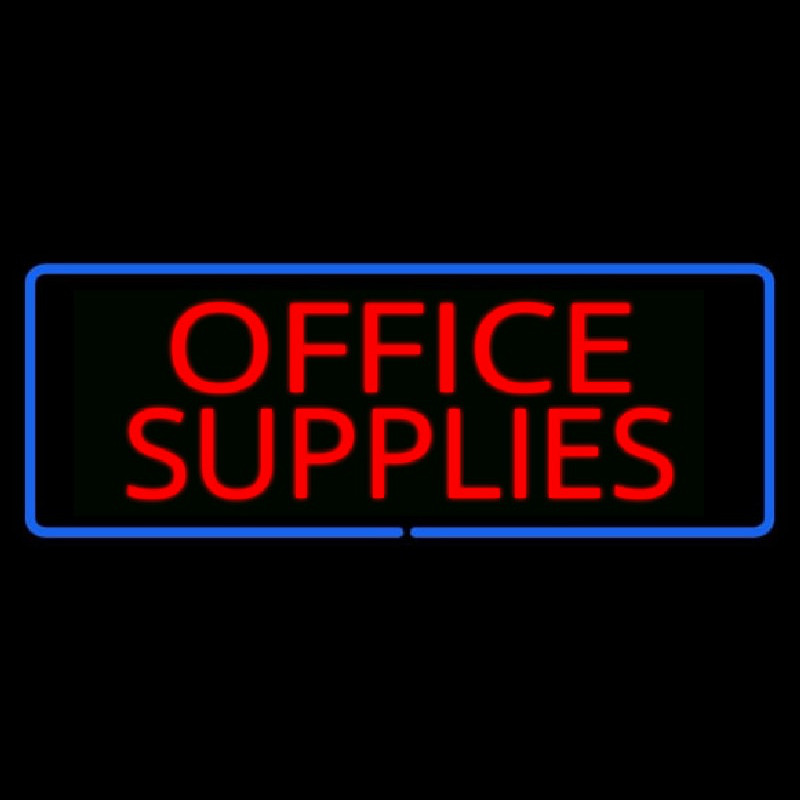 Office Supplies Neontábla