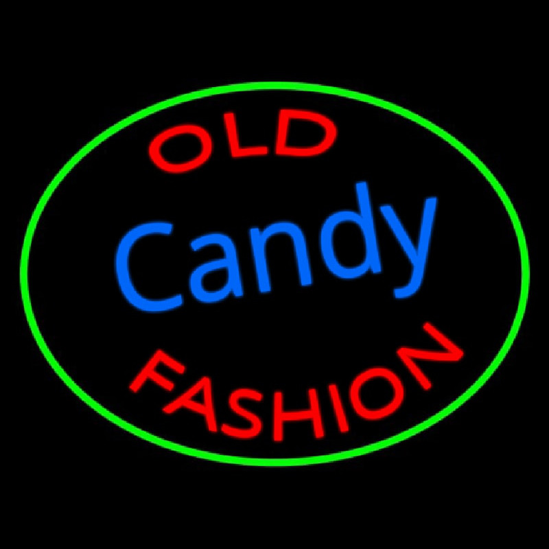 Old Fashion Candy Neontábla