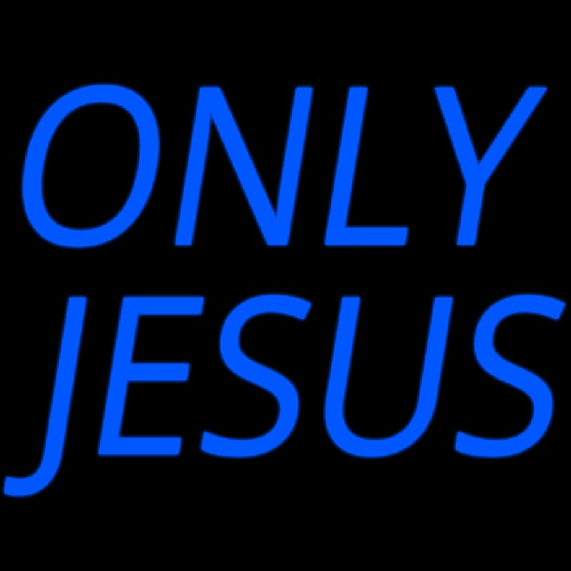 Only Jesus Neontábla