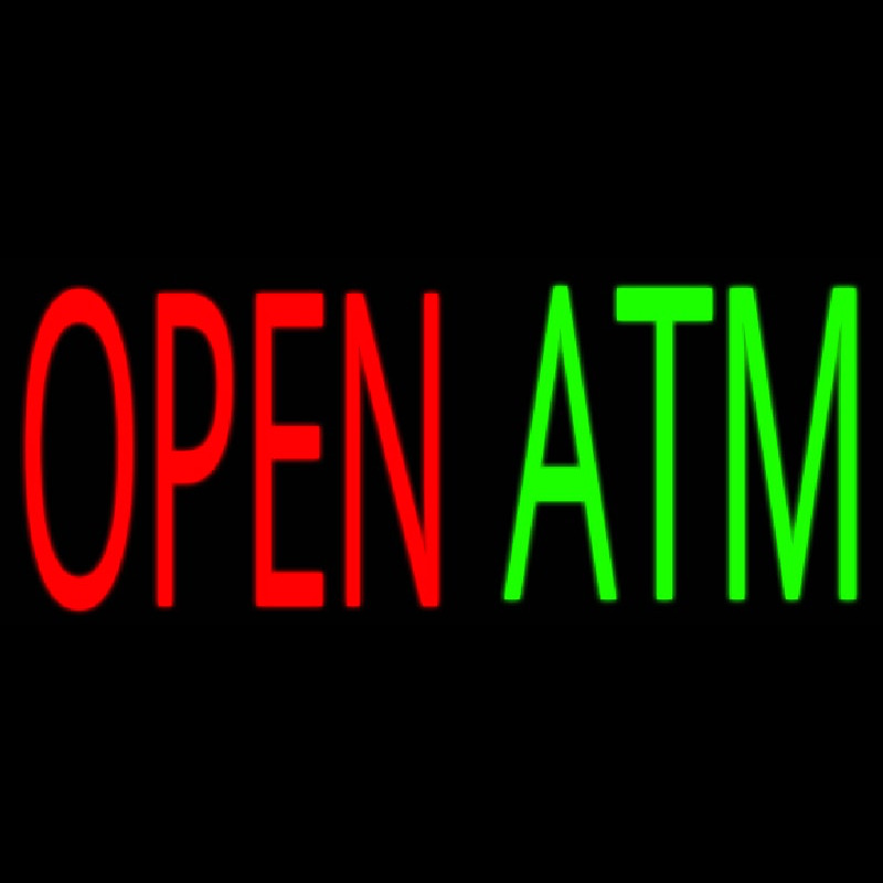 Open Atm 2 Neontábla